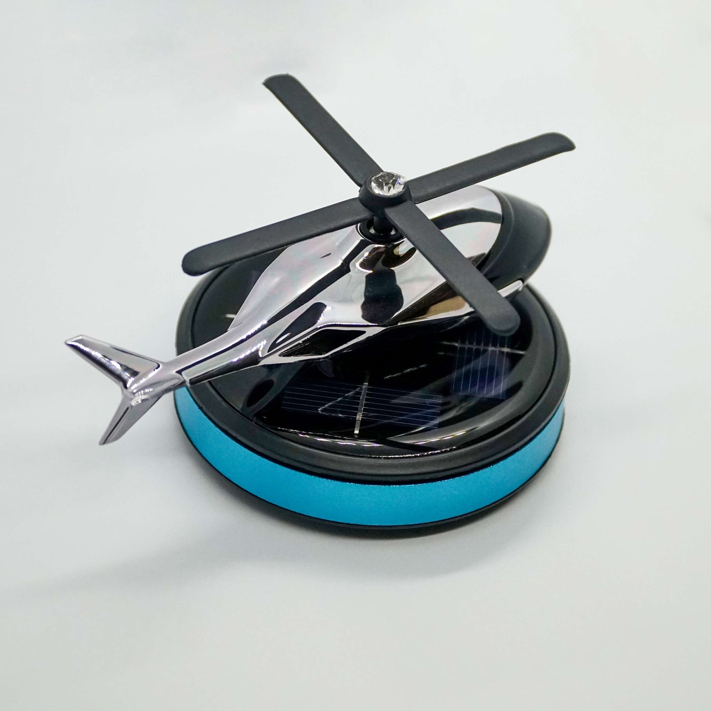 Odorizant Auto Elicopter solar pe baza de ulei parfumat cu difuzor de aromaterapie